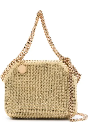 Stella McCartney Mini Falabella skuldertaske med rhinsten