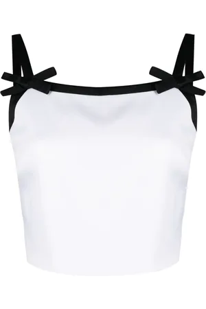 Msgm Cropped top med sløjfedetalje