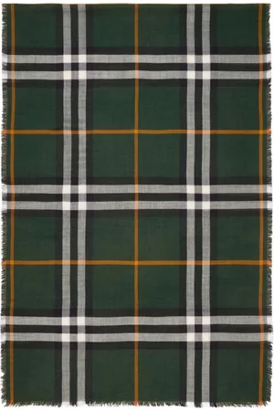 Burberry Ternet tørklæde med rå kant