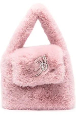 BLUMARINE Tote med tekstureret finish og logobogstaver