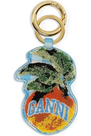 Ganni Nøglering med logo