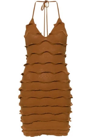 BLUMARINE Kort strikket kjole