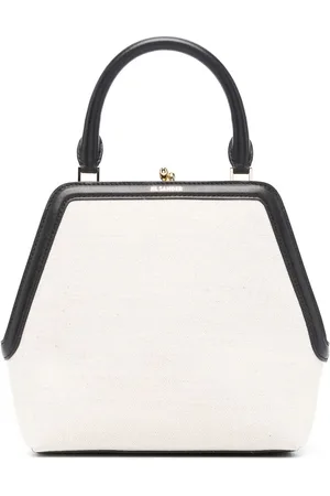 Jil Sander Goji tote med firkantet stel