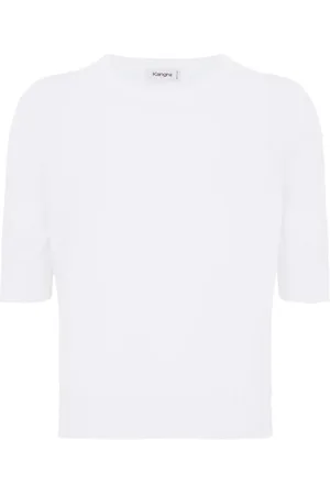 KANGRA CASHMERE T-shirt med rund hals