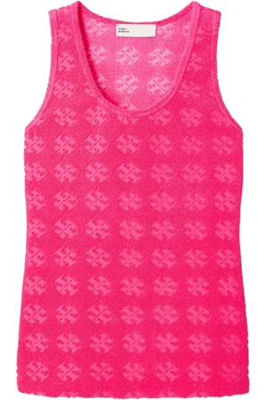 Tory Burch ærmeløs tekstureret tanktop