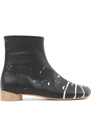 Maison Margiela Anatomic 30mm støvler med malingssprøjt