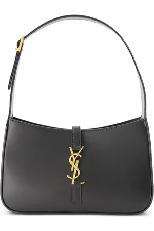 Saint Laurent Le 5 à 7 skuldertaske i læder med logoplade