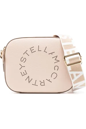 Stella McCartney Mini taske i imiteret læder med perforeret logo