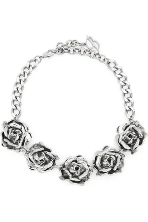 BLUMARINE Choker-halskæde med rose-detalje