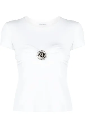 BLUMARINE T-shirt med blomster