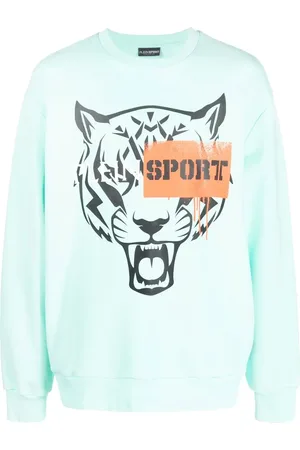 Philipp Plein Langærmet sweatshirt med tigertryk