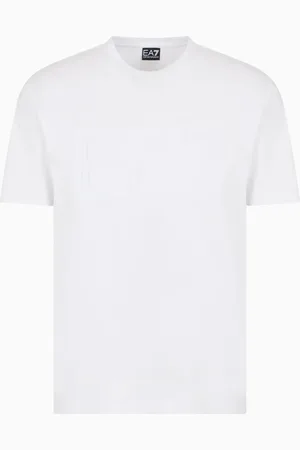 EA7 T-shirt med præget logo