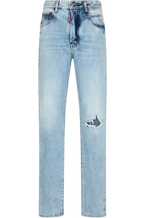 Dsquared2 Jeans med smal pasform og slitageeffekt