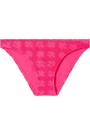 Tory Burch Bikiniunderdel i frotté med blomstret tryk