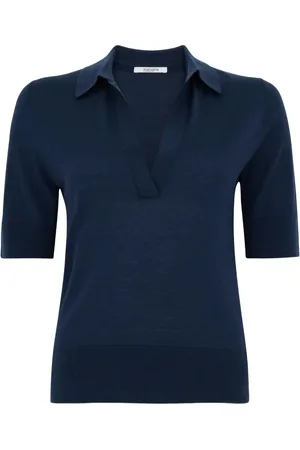 KANGRA CASHMERE Top med V-hals