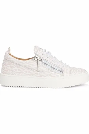 Giuseppe Zanotti Gail-sneakers i læder med monogram