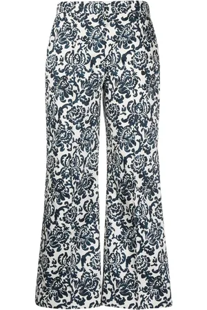 Max Mara Cropped bukser med grafisk tryk