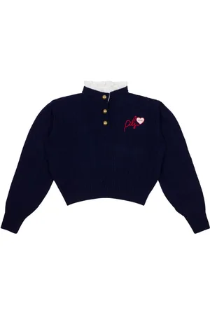 PHILOSOPHY DI LORENZO SERAFINI Sweater med broderet logo