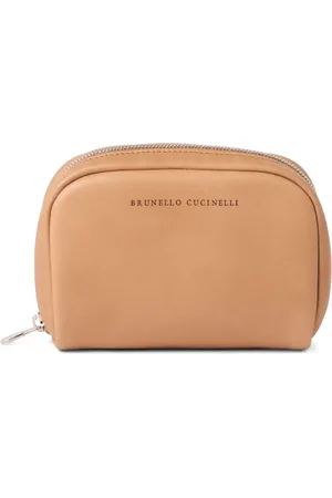 Brunello Cucinelli Makeuptaske med lynlås