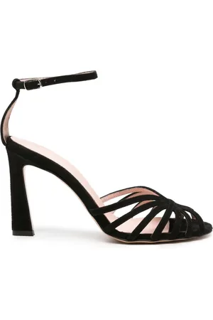 ANNA F. 3386 100mm sandaler i ruskind