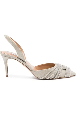Aquazzura Gatsby 85mm pumps med krystaludsmykning