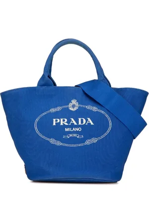 Prada Canapa satchel-taske med logo fra 2013-2023