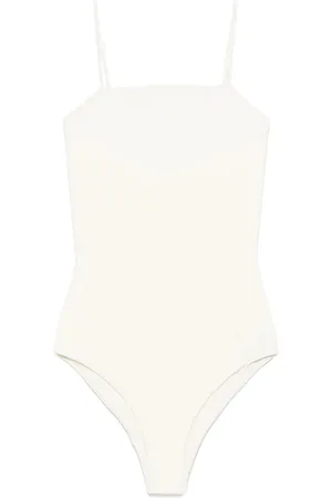 Jil Sander Badedragt med logobroderi