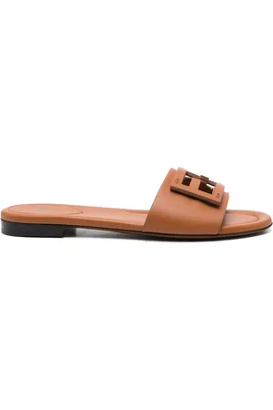 Fendi Baguette sandaler i læder