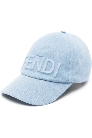 Fendi Denimkasket med præget logo