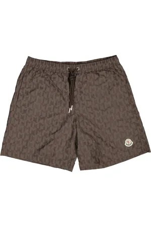 Moncler Badeshorts med monogram-tryk