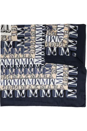 Max Mara Tørklæde med logotryk