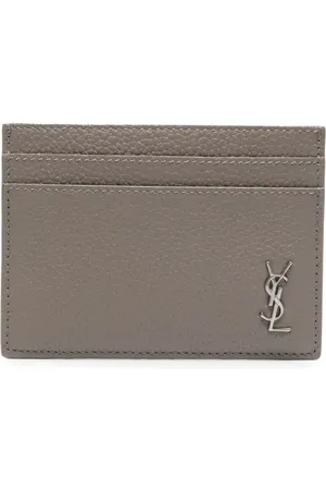 Saint Laurent Tiny Cassandre kortholder i læder