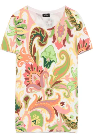 Etro T-shirt med paisleytryk