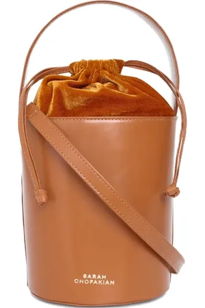 Sarah Chofakian Bucket-taske i læder