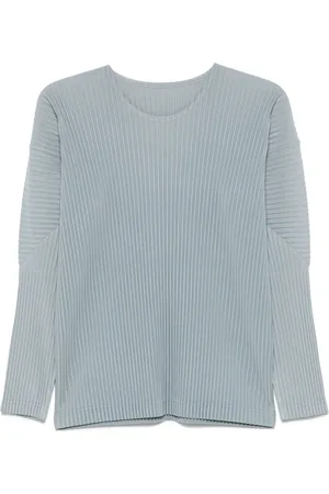 Issey Miyake T-shirt med plisseringer