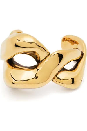 Alexander McQueen Snoet cuff-armbånd med antikt finish