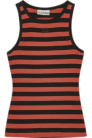 Ganni Stribet tanktop