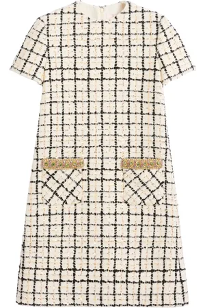 VALENTINO GARAVANI Kort kjole i tweed