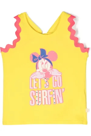 Billieblush T-shirt med tegneserietryk