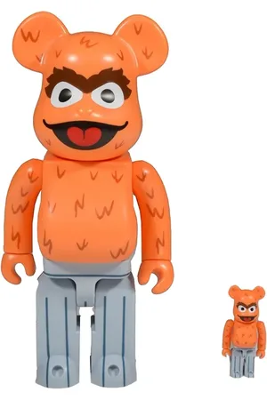 MEDICOM TOY BE@RBRICK Oscar The Grouch 100% and 400% figursæt