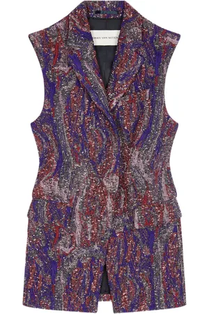 DRIES VAN NOTEN Blazer i jacquard