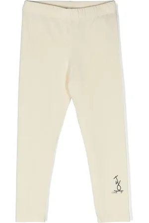 There Was One Kids Leggings i jersey med logotryk