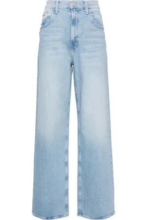 Mother Højtaljede Spinner jeans med lige ben