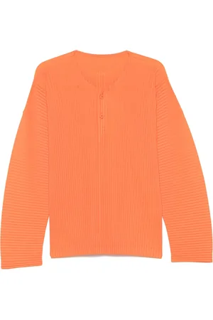 Issey Miyake T-shirt med plisseret effekt
