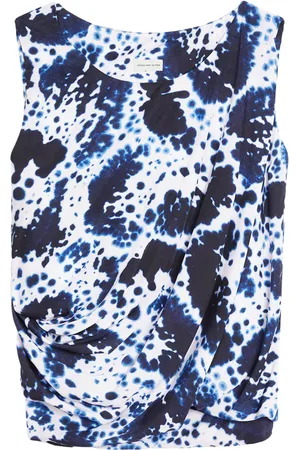DRIES VAN NOTEN Top med tryk