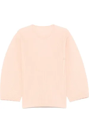 Issey Miyake T-shirt med plisseret effekt