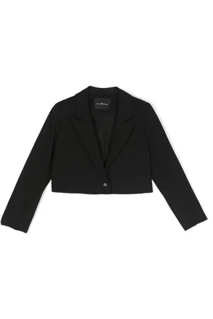 John Richmond Logo-udsmykket cropped blazer