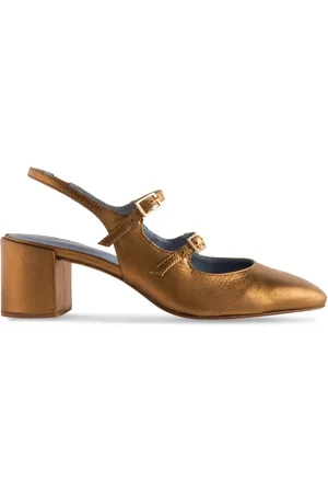 Blue Bird Slingback-pumps i læder