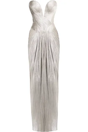 MARIA LUCIA HOHAN Bustier-kjole med slids foran