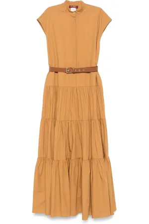 Max Mara Midi kjole i bomuld